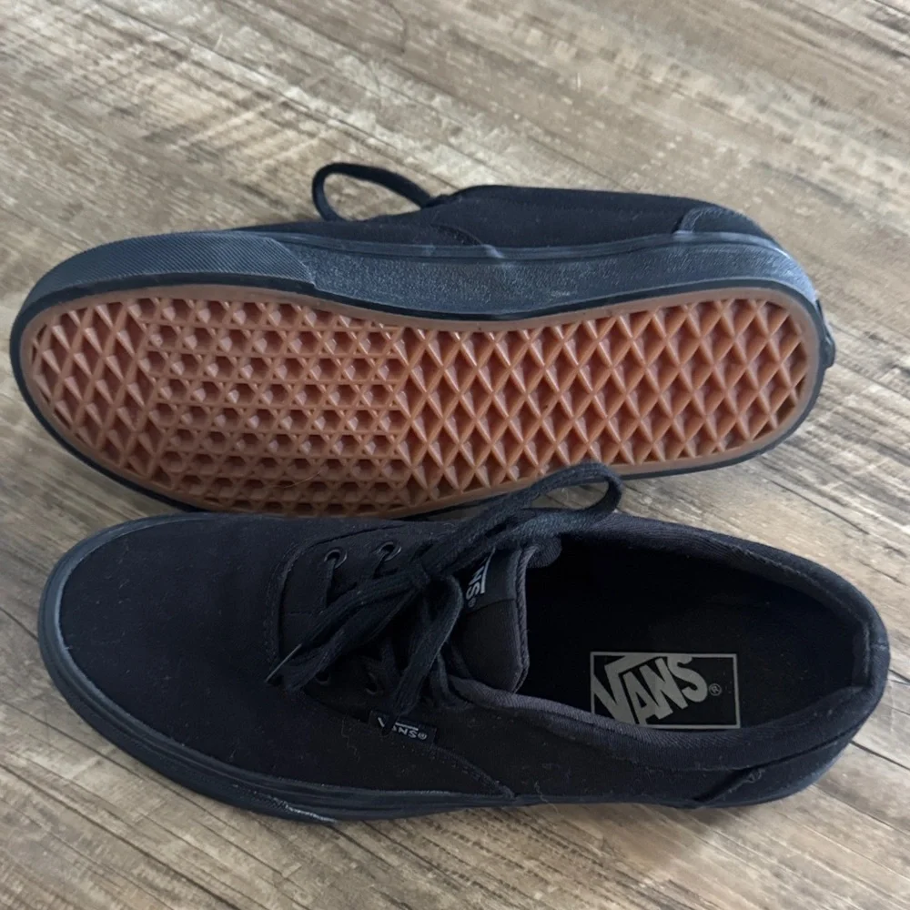 Vans Women’s Classic Black Sneakers - Picture 2 of 4